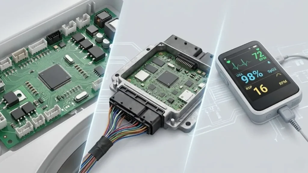 What Is an Embedded System? Definition, Types, Examples & Career 4 Embedded systems used in consumer electronics, automotive ECUs, and medical monitoring devices