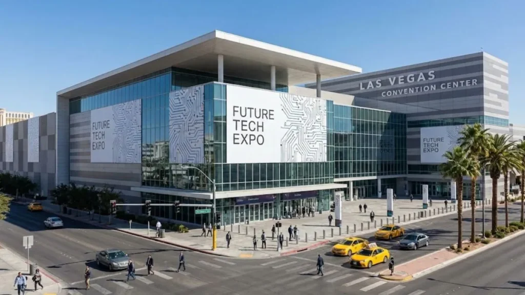 Las Vegas Convention Center hosting CES 2026 technology exhibitions