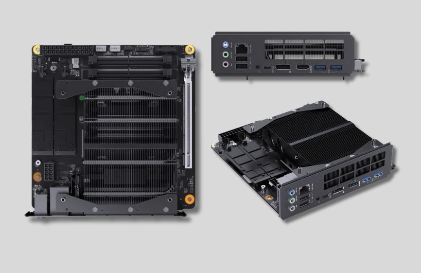 Minisforum BD895i SE Brings Ryzen 9 8945HX Motherboard to Mini-ITX 1 Rear I O ports on Minisforum BD895i SE Mini-ITX motherboard including USB, HDMI, DisplayPort, and Ethernet