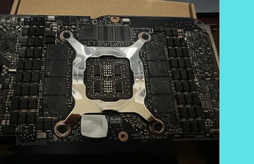 PCB and memory layout of the unreleased GeForce RTX 3080 Ti 20GB engineering sample