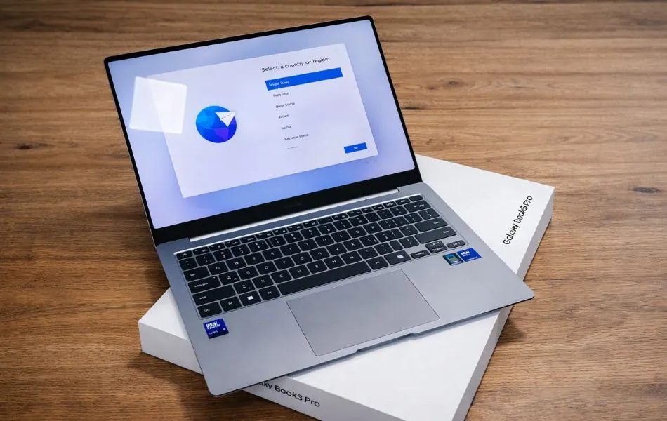 Best Laptops for Trading in 2026: Multi-Monitor, and All-Day Ready 30 Samsung Galaxy Book 5 Pro laptop placed on its retail box