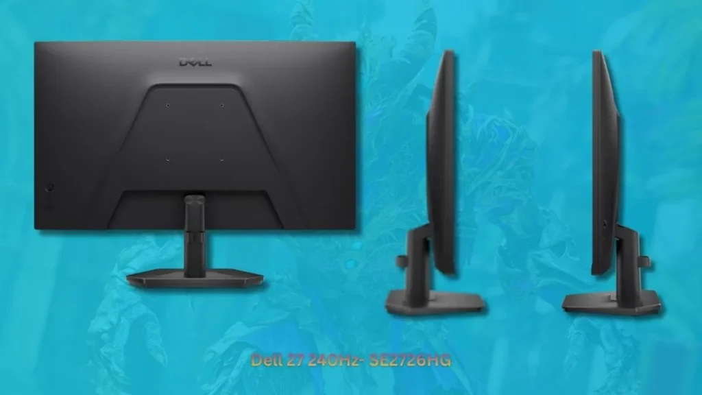Dell Launches SE2726HG Series 27-Inch IPS Gaming Monitors from $129 2 Rear and side profile of Dell SE2726HG 27-inch 240Hz IPS gaming monitor