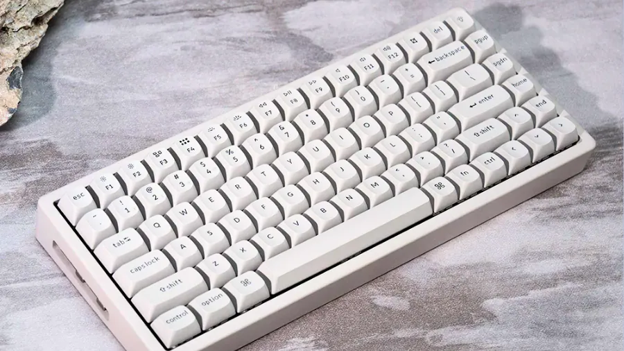 Keychron K2 HE Special Edition light concrete variant