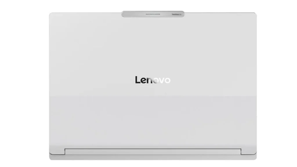 Lenovo Launches First Mainstream Laptop With LPCAMM2 and Intel Core Ultra Series 3 2 Lenovo ThinkBook 2026 rear lid design with Lenovo branding
