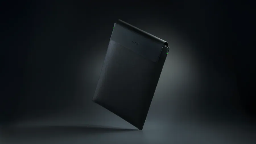 Razer 16-inch laptop sleeve with integrated wireless charging module