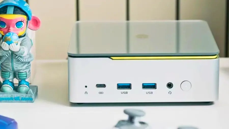 Front view of Thunderobot Mix Pro II mini PC