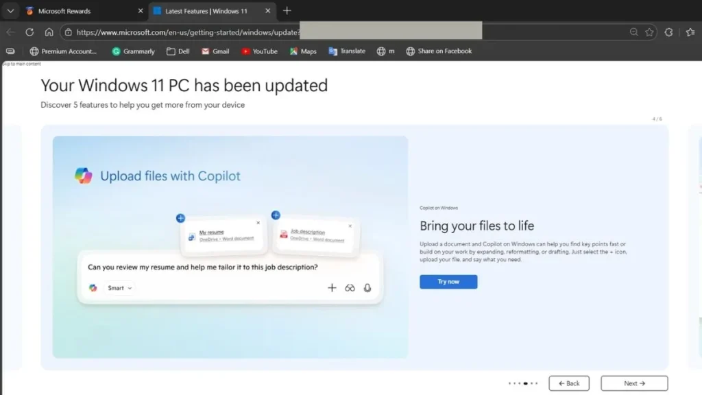 Windows 11 Copilot file upload feature 25H2
