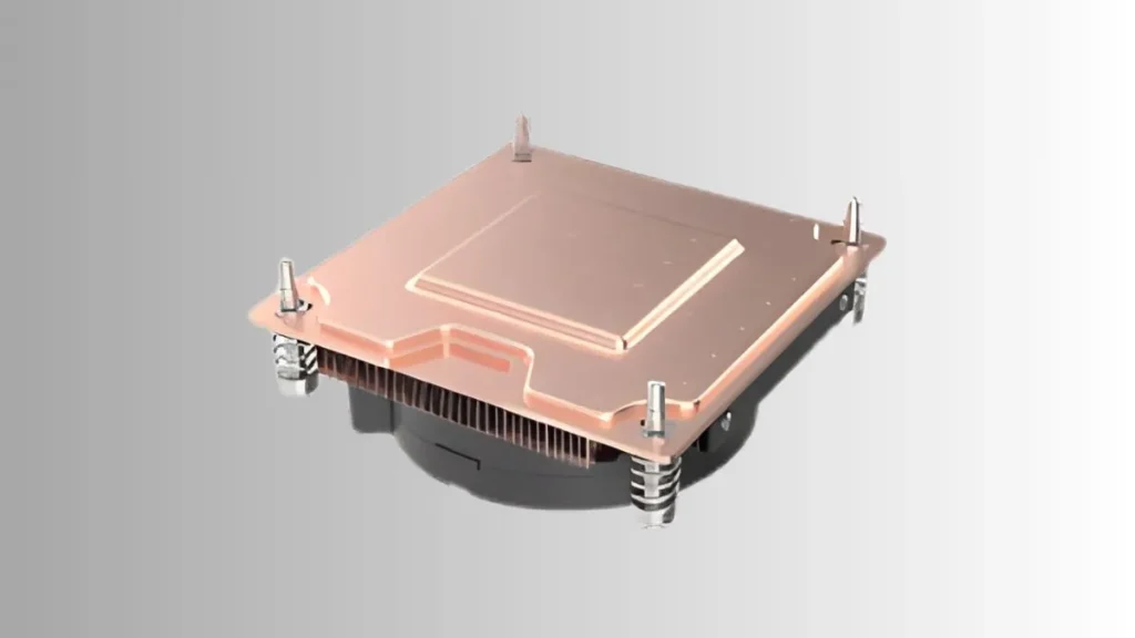 Akasa 29.5mm 1U CPU cooler copper vapor chamber base plate