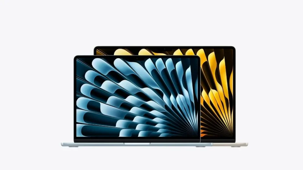 Apple MacBook Air M5 Launches With 512GB Storage, Wi-Fi 7, Starts at $1,099 3 Apple MacBook Air with M5 chip shown in multiple color options front view