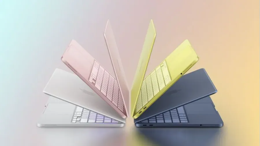 Apple MacBook Neo 2 laptops in multiple color options
