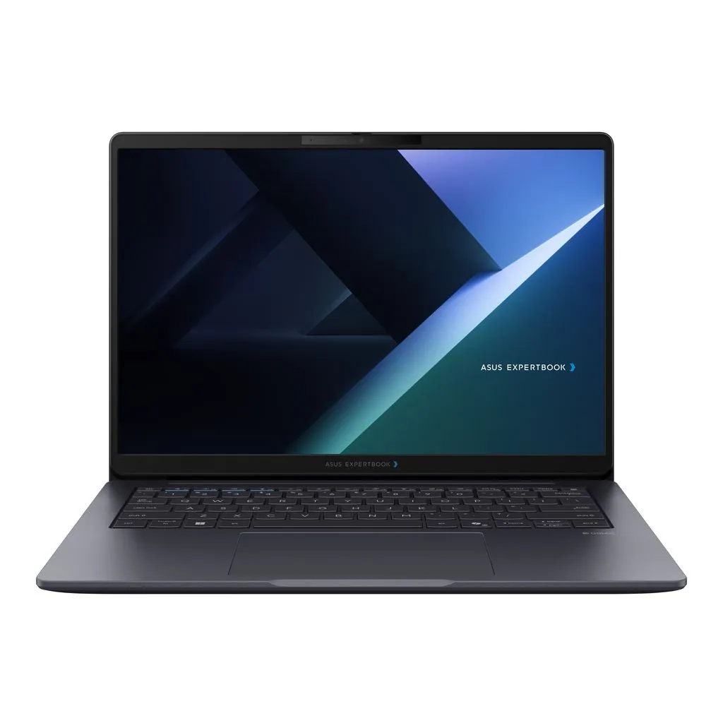 ASUS ExpertBook B3 G1 Announced With Core Ultra Series 2, Up to 96GB RAM 1 ASUS ExpertBook B3 laptop front view with display and full keyboard layout visible