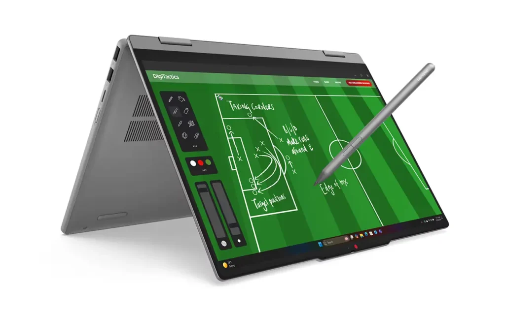 Lenovo Expands IdeaPad Gen 11 Lineup With AI CPUs, OLED Displays, and RTX Graphics 1 Lenovo IdeaPad 5a 2 in 1 14 inch AMD laptop in tablet and laptop mode with stylus