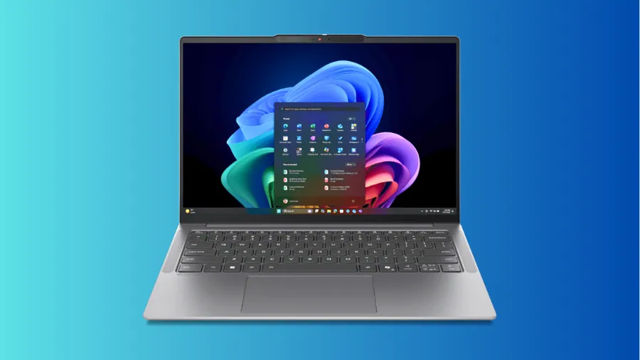 Lenovo Slim 5i Ultra front display view