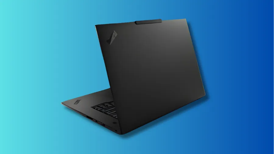 Lenovo ThinkPad P1 Gen 9 rear design and lid view