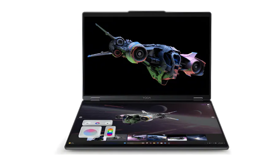 Lenovo Yoga Book Pro 3D concept with dual display design