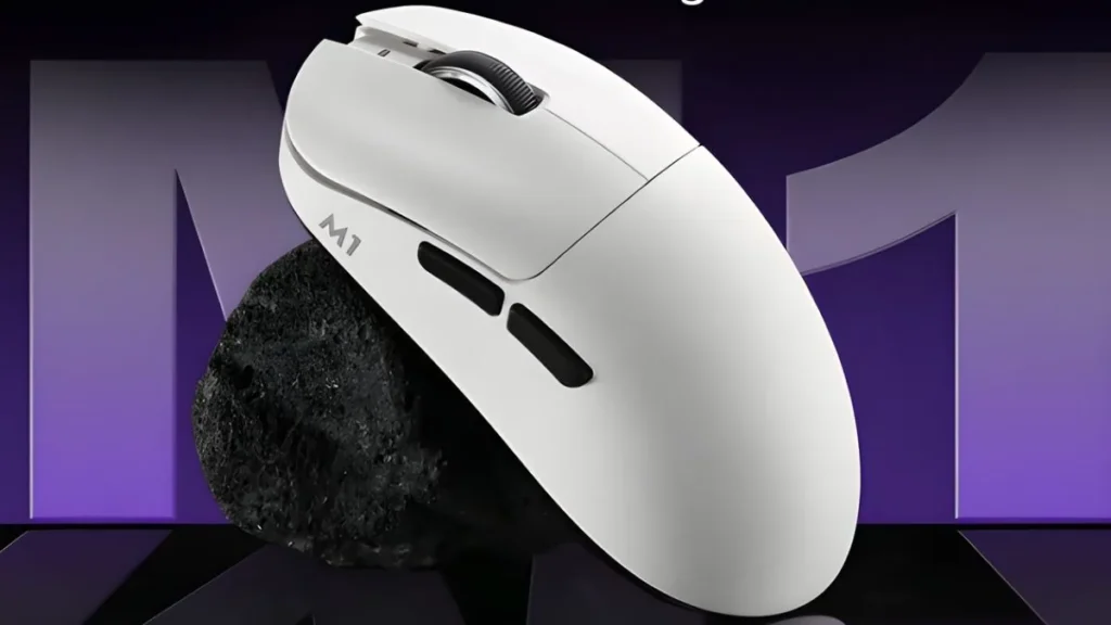 Yunzii M1 Wireless Gaming Mouse Launches at $39 1 Yunzii M1 wireless gaming mouse side profile showing dual side buttons and scroll wheel