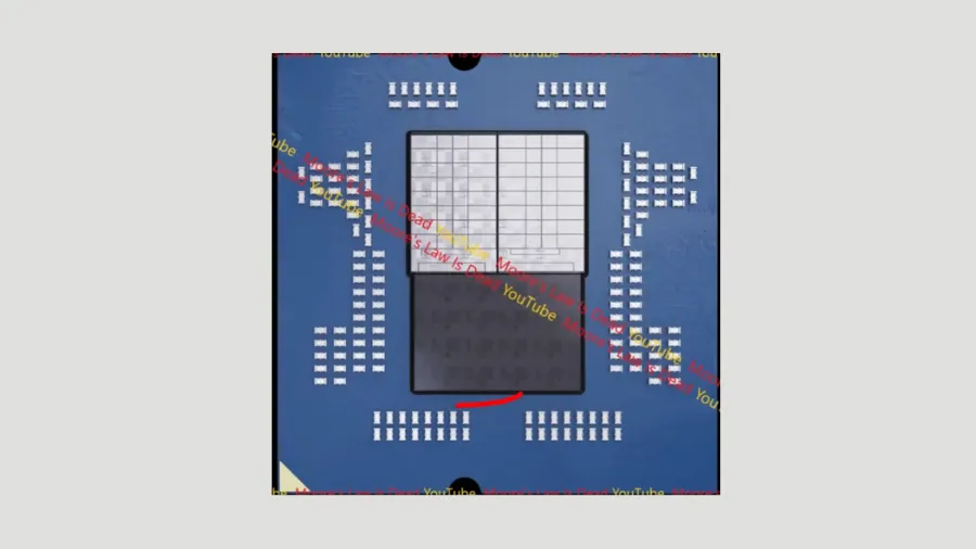 AMD Magnus APU die layout showing CPU and GPU sections