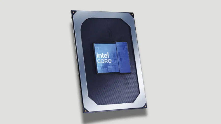 Intel Core Series 3 processor angled view showing integrated die