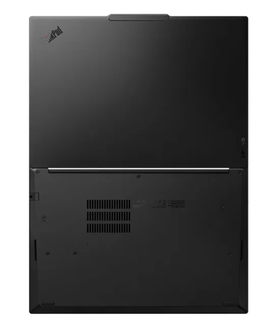 Lenovo ThinkPad T16 Gen 5 bottom panel showing ventilation grills, screws layout, and internal access design
