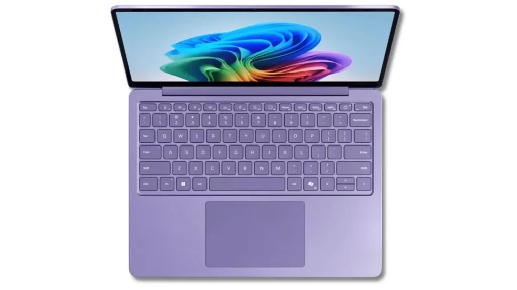 Microsoft Surface Laptop 8 keyboard and trackpad design with Intel Panther Lake processors