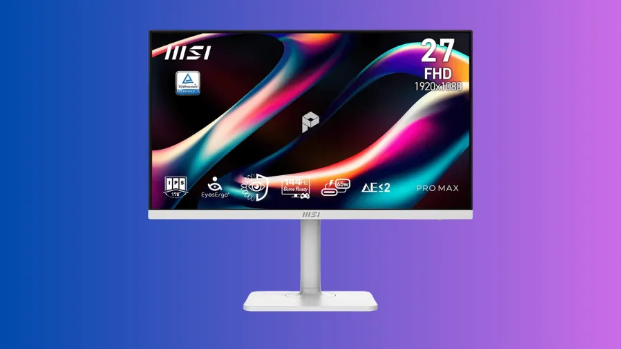 MSI PRO MAX 271PHW E14 27 inch FHD 144Hz monitor front