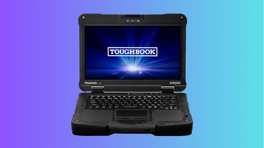 Panasonic Toughbook FZ-40 front view rugged laptop