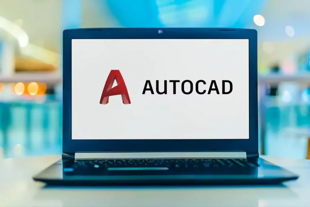 AutoCAD Installed on a Laptop