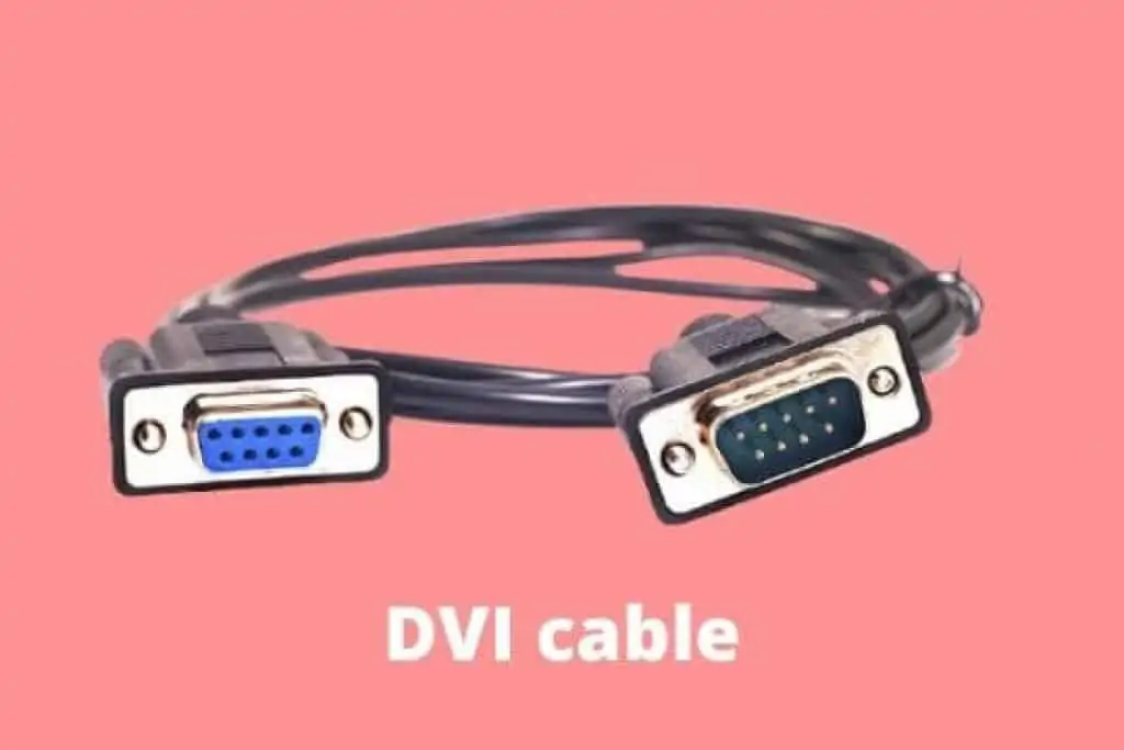 Use a DVI cable to connect external monitors