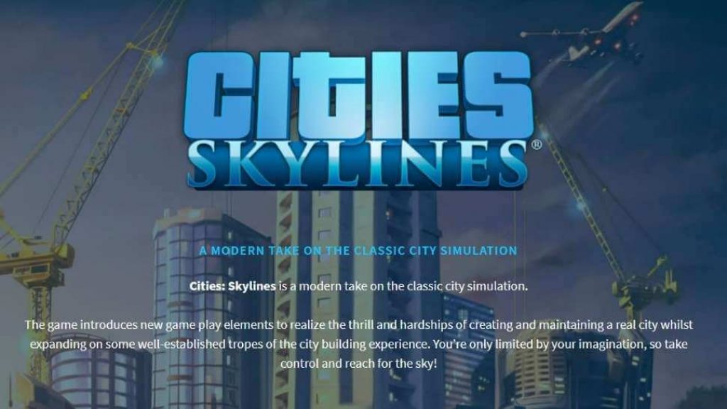 Cities Skylines game