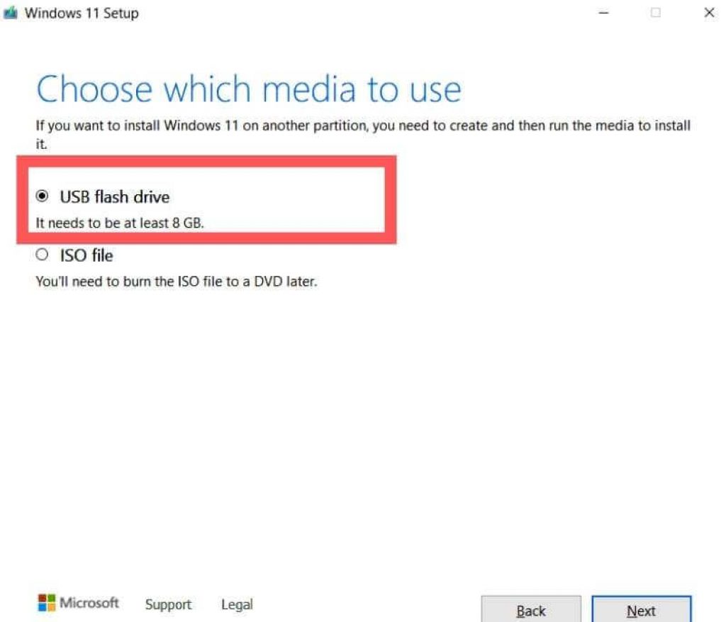 Windows 11 download from ISO or USB Flash
