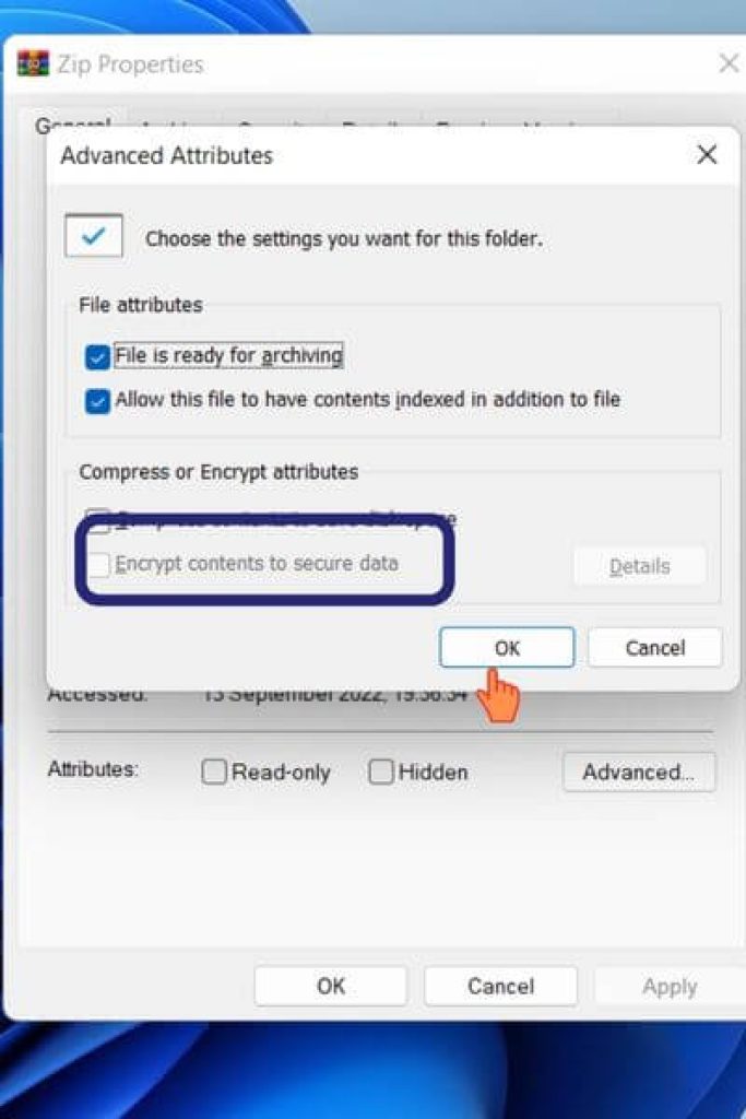 Protect a Zip File by Using Built-in Windows Encryption