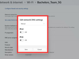 Change DNS Settings in Windows