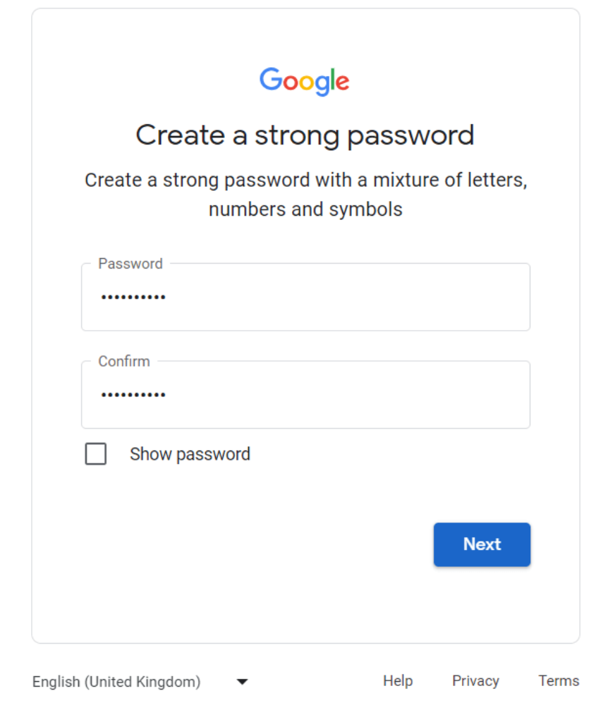 Create a Google Account Step-by-Step Guide (3)