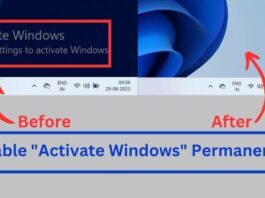 Remove Activate Windows Watermark Permanently