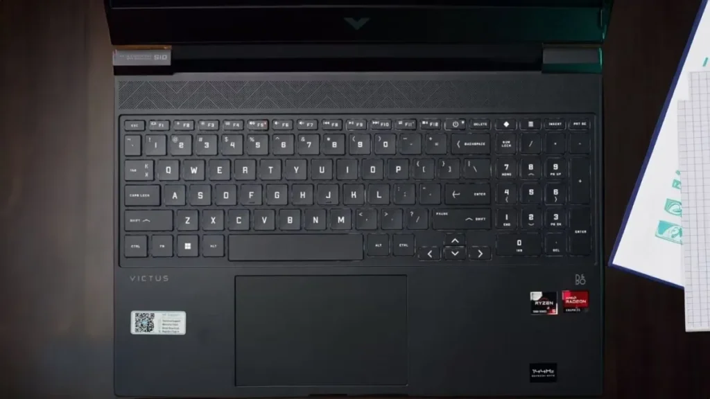 HP Victus 15 (2023) Keyboard