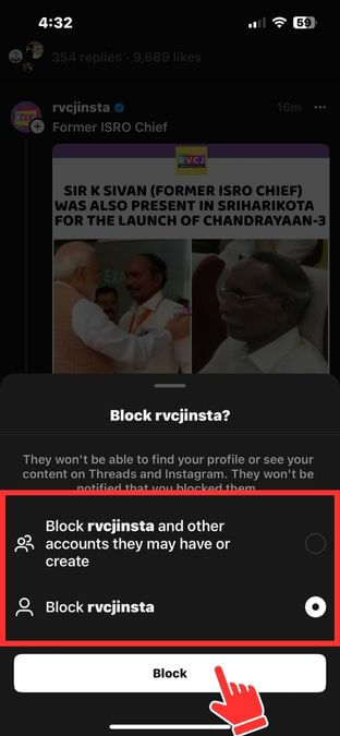 How to Block a Profile on Threads Iphone (4)