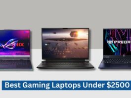 Best Gaming Laptops Under 2500