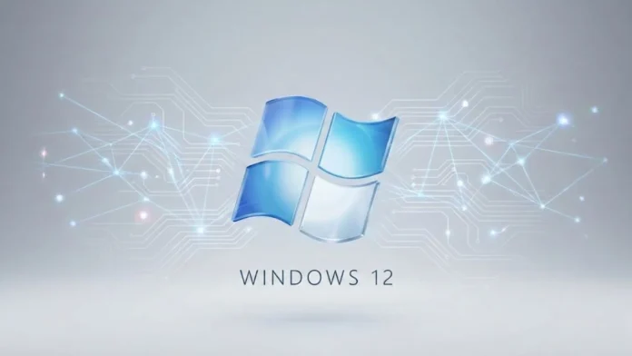 Windows 12 logo concept highlighting AI integration and next-generation Windows design