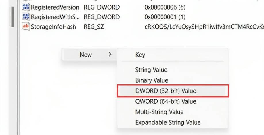 Findmydevice DWORD (32-bit) Value