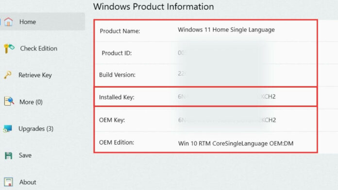 product key windows 11 pro