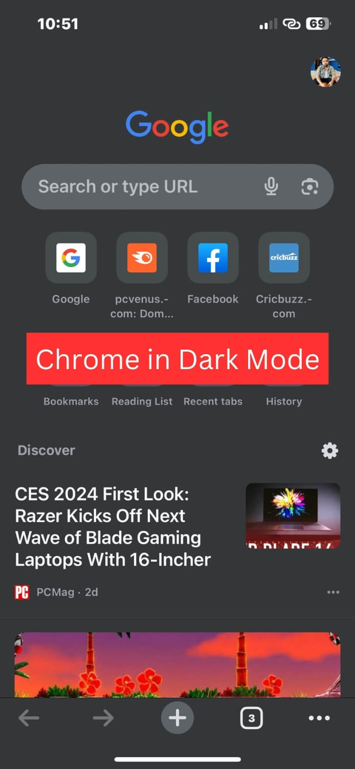 enable dark mode in chrome mobile