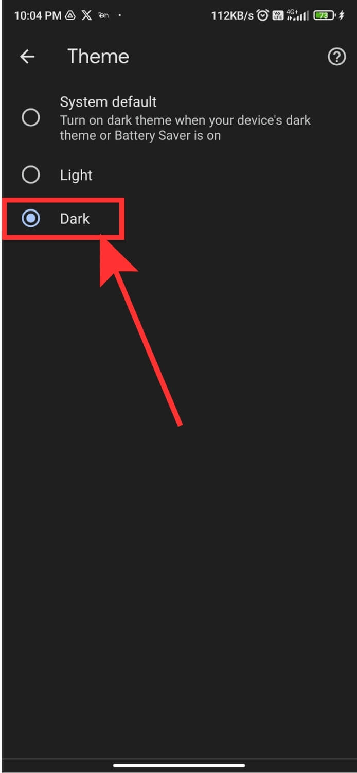 ENABLE DARK THEME IN CHROME visual data 4