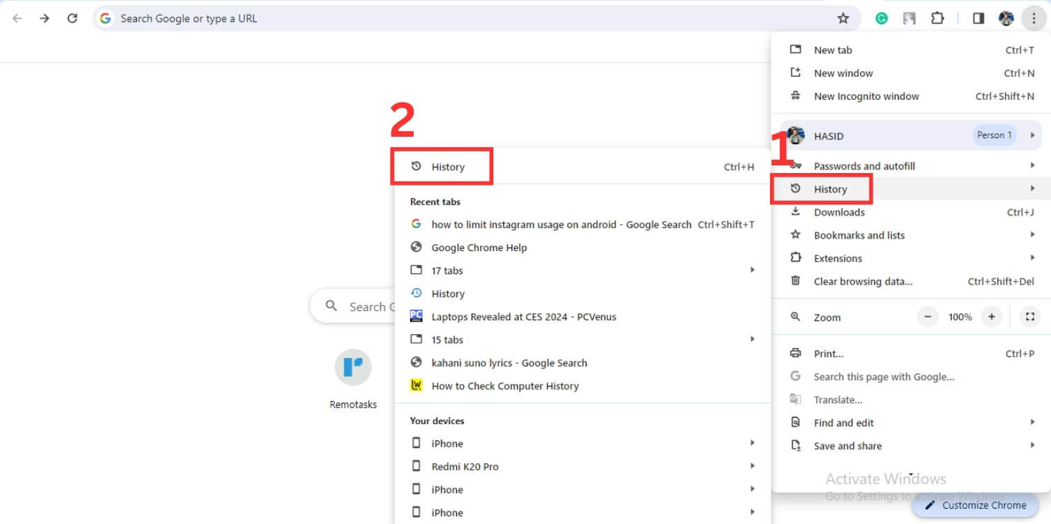 How to check computer history 4 ways pcvenus