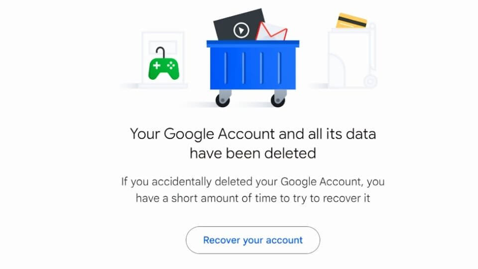 Finally, deleted your Google account