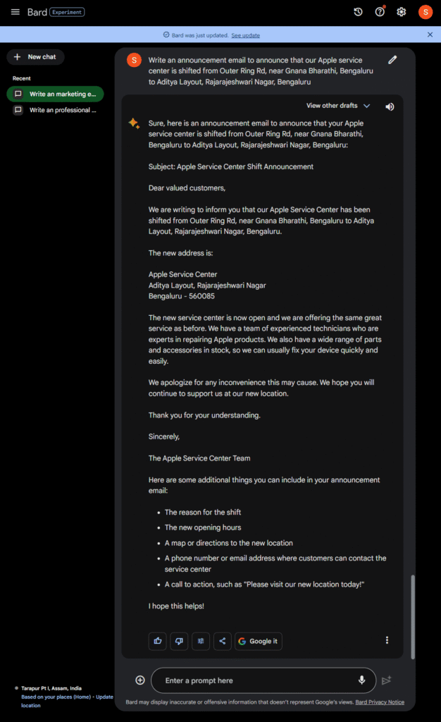 guide-on-how-to-write-a-Announcement-email-using-Google-Bard