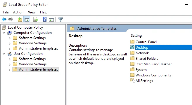 find hide this pc group policy
