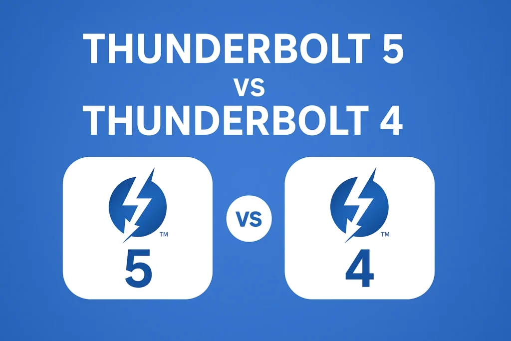 Thunderbolt 5 vs Thunderbolt 4