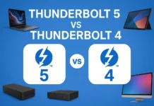 Thunderbolt 5 vs Thunderbolt 4: Specs, Speed Tests & Upgrade Guide (2025) Thunderbolt 5 vs Thunderbolt 4