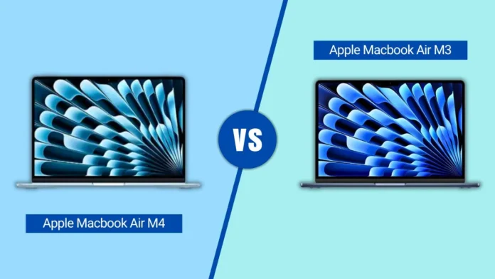 Apple MacBook Air M4 vs M3