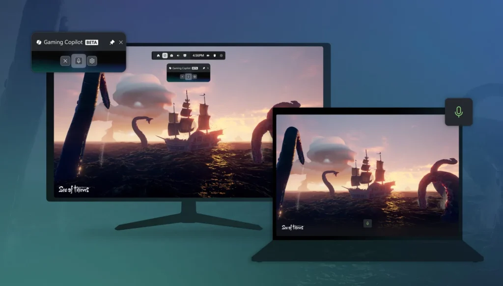 Microsoft Gaming Copilot Beta on Windows 11 Game Ba
